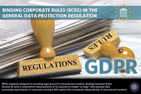 binding corporate rules gdpr